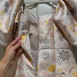 Hutch Floral Jacquard Puff Sleeve Mini Dress Photo 8