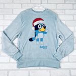 Bluey‎ Christmas Santa Hat Fuzzy Pullover Sweatshirt Photo 0
