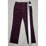 Gloria Vanderbilt Amanda original slimming jeans corduroy W32'' x L35'' Purple Size 32 Photo 2