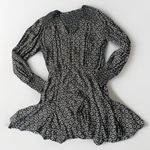 Veronica Beard Sacchi printed chiffon mini Smoked Waist Token Sheer Sz 8 Photo 9