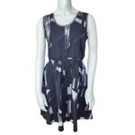 Vera Wang NWT Simply Vera  Black & White Sleeveless Dress with Pockets (S) Photo 1