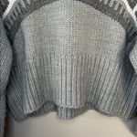 H&M Pringle of Scotland x Gray Fair Isle Mock Neck Knit Pullover Sweater Small Photo 5