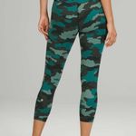 Lululemon Base Pace High-Rise Crop 23" Heritage 365 Camo Tidewater Teal Multi Photo 5