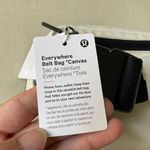 Lululemon Everywhere Belt Bag 1L Canvas - Natural/Black Photo 6