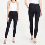 We Wore What High Rise Skinny Zip Jeans Black Size 24 NWT Photo 2