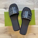 Tory Burch  Double T Sport Slides 8.5 Photo 9