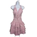 Amy Jane London Iris Ruffle Mini Dress NWT Sz. S Pink Photo 5