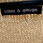 Cable & Gauge  Cable Knit Fisherman Tunic Tank Top Blouse Size Large Beige Photo 2