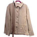 Uniqlo Chore Coat Medium Jacket Corduroy Minimalist Simple Button Down Pockets Photo 11
