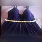 MiracleSuit  NWOT Rock Solid Marina Underwire Tankini Top Black Size 10 Draped Photo 3