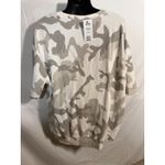 Epic Studio Camo White French Terry Sweatshirt Short Sleeve Oversized 2XL Size XXL Photo 3