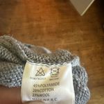 Brandy Melville  gray wool blend cropped S sweater Photo 2