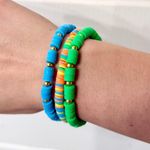 Handmade NEW Clay Bead Heishi Bracelet Stack Preppy
Summer Vacation Aesthetic Boho Chic Photo 1