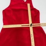 London Times  Dress Womens Size 10 Red Sleeveless Ruffle Tulip Hem Photo 8