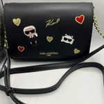 Karl Lagerfeld NEW!  Paris Connie Leather Crossbody Shoulder Bag Photo 0