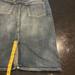 Ralph Lauren Lauren Black Label Indigo Wash Stretch Denim Mid Rise Pencil Skirt Photo 7