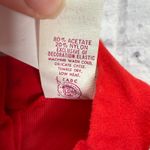 Vintage Jennifer Dale Red Fleece Nightgown Long Sleeve Size 11/M Union Made Lace Size M Photo 5