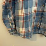 Marine layer  Margiold Blue Plaid Button Down Shirt Size Large Photo 7