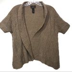 Fenn Wright Manson ‎ brown cardigan shrug size large Photo 0