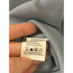 Refuge Cropped Hoodie Jacket Womens Med Full Zip Blue CALIFORNIA Embroidered NWT Photo 5