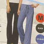 32 Degrees Heat 32 DEGREES Cool Women's 2 Pack Soft Sleep Pant Size Medium M NEW  NWT Blue Black Photo 0