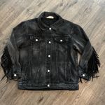 Savanna Jane Jeans Jacket Small Western Black Photo 0