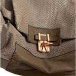 Kooba Leather Slouchy Embossed Hobo Shoulder Bag Purse Rose Gold Hardware Photo 4