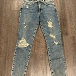 joe's jeans  The Charlie Distressed high rise skinny crop Photo 1