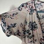 Motherhood Cream and Black Floral Maxi Nursing Dress size Large Photo 4