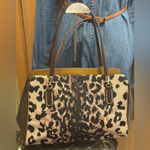 Coach MADISON KIMBERLY OCELOT CARRYALL HANDBAG 25207 COA Photo 2