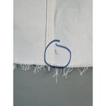 Madewell NWD  White Denim Raw Hem Mini Skirt Women’s Size 28 Photo 6