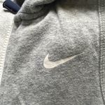 Nike Heather Gray Full-Zip hoodie vest with White SWOOSH logo Size S/P Photo 3