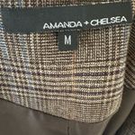 Amanda & Chelsea Long Line Plaid Blazer Size M Photo 8
