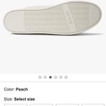 Soludos  womens Check‎ Mate Ibiza Platform Sneaker Peach Womens size 11 Photo 1