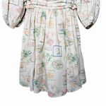 Abercrombie & Fitch Womens Size S Emerson Italia Print Mini Milkmaid Dress Photo 4