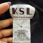 Karin Stevens KSL Division of  Black Open Short Cardigan 1X Photo 3
