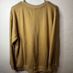 Post surf yellow crew neck with monstera design size L. Size L Photo 3