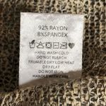 Very Moda Long Duster Cream Lace Embellished S/M Medium Gold Photo 4