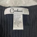 Carducci Black Ribbed Sleeveless Shell Top Photo 3