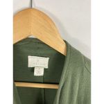 Caslon  Drape Collar Knit Blazer Green Size XS Photo 3