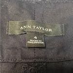 Ann Taylor Womens Size 4 Navy Blue Eyelet Pants Classic Preppy Coastal Office Photo 3