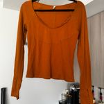 Free People Bit Of Lace Layering Top Size L Photo 2