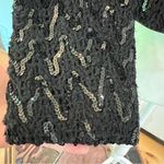 Vintage Ursula of Switzerland Black Sequin Cropped Jacket Made in USA Sz 10P Photo 4