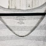 Aeropostale Aero Seriously Soft Perfect Gray & White Striped Tee Women's Size Small Photo 1