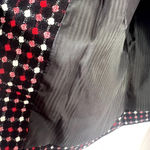 OBR Cropped Dotted Short Sleeve Blazer Women's Size XS Black Photo 10