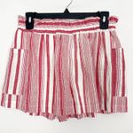 FAVLUX High Rise Striped Cotton Shorts Size Large Photo 0