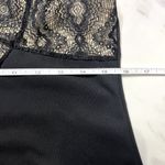 Lace with Nude Paneling Body Suit and Lace Trim at Legs with Tight Tummy Black Size M Photo 5