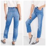 Madewell  Classic Straight Jeans Novello Wash Distressed Women’s Size 24 Photo 1