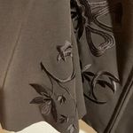 Peter Nygard  Brown‎ Floral Embroidered Blazer Photo 4