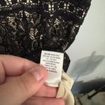 Disney  Beauty & the Beast Black Lace Overlay Sleeveless Dress Juniors Size Medium Photo 5